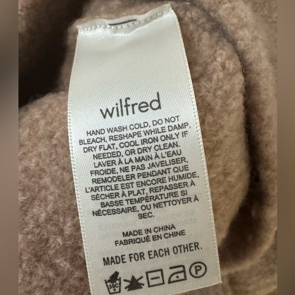 NEW Aritzia Wilfred Taylor Dress in Caramel Gold Tan Brown | size S - Picture 10 of 10